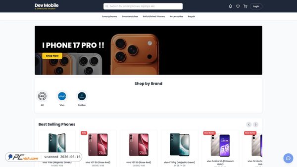 devmobile.shop screenshot