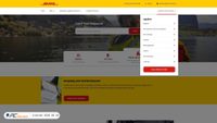 dhl.com screenshot