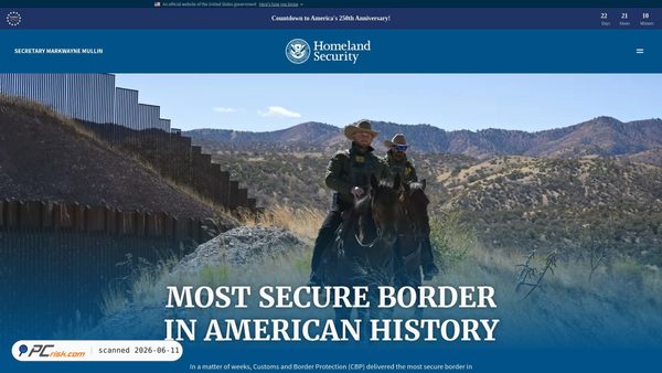 dhs.gov screenshot