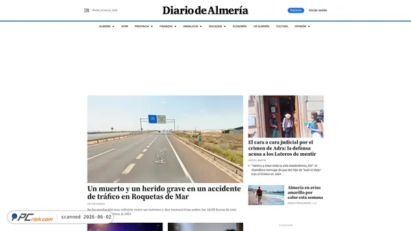 diariodealmeria.es screenshot