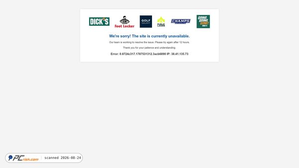 dicks.com Screenshot