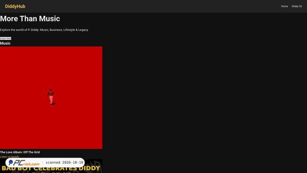 Capture d’écran de diddy.neocities.org