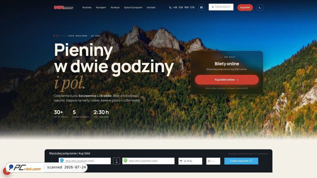 Screenshot of diditrans.pl