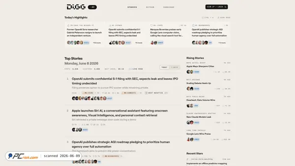 digg.com screenshot