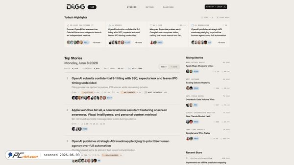 digg.com screenshot