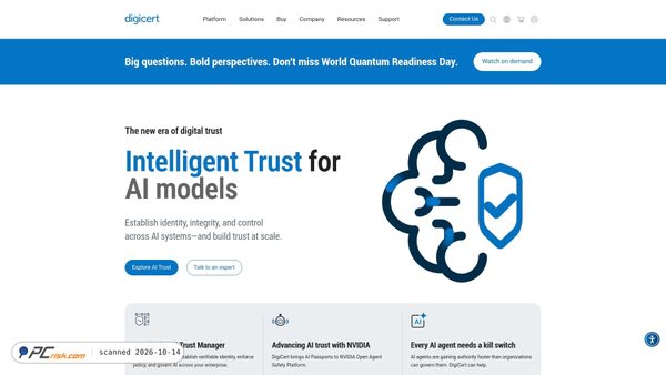 Captura de digicert.com