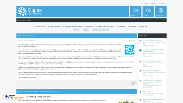 digiex.net Screenshot