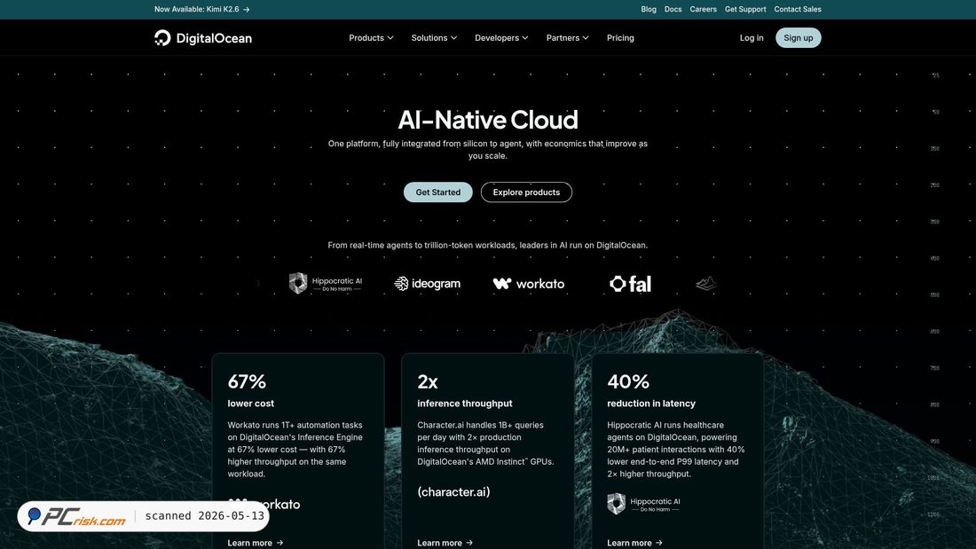 Screenshot von digitaloceanspaces.com
