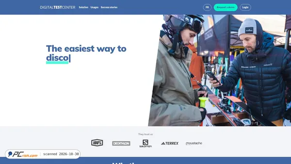 digitaltestcenter.com screenshot