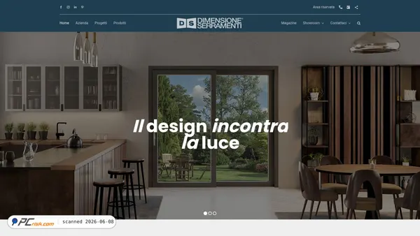 dimensioneserramenti.com screenshot