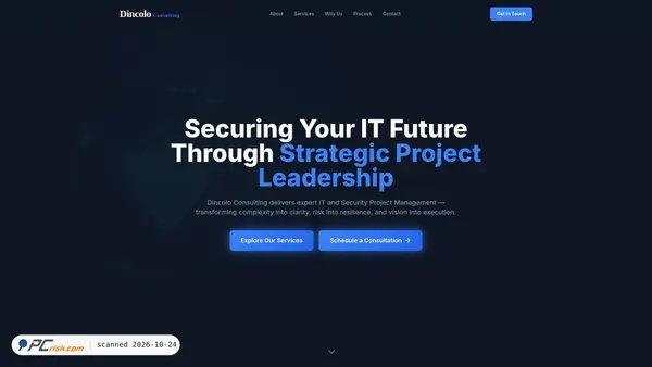 Screenshot di dincolo.net