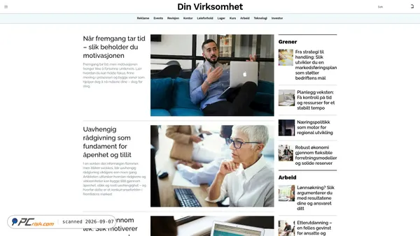 dinvirksomhet.no screenshot