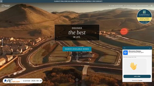 discoveryhomes.com screenshot