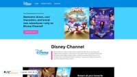 Zrzut ekranu disneychannel.ca