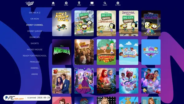 disneychannel.disney.com screenshot