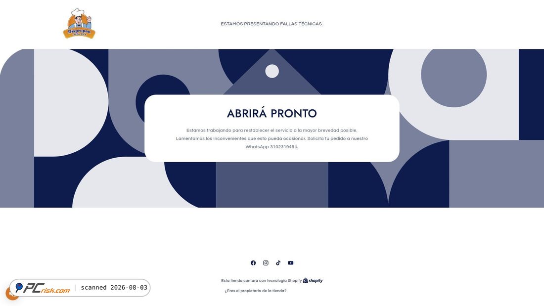 Screenshot of dispropancaribe.com