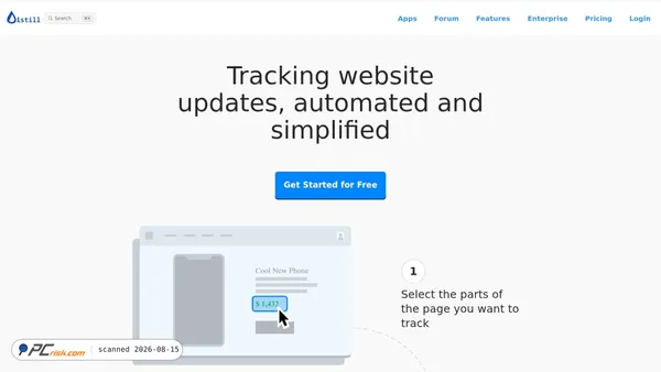 distill.io screenshot