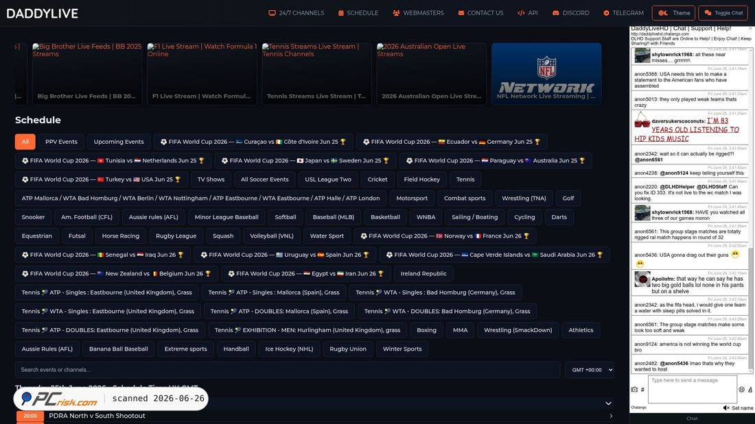 Screenshot of dlhd.pk