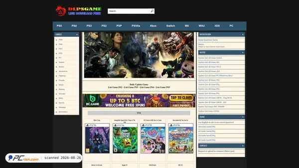 dlpsgame.com screenshot