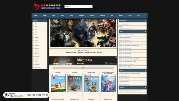Captura de dlpsgame.com
