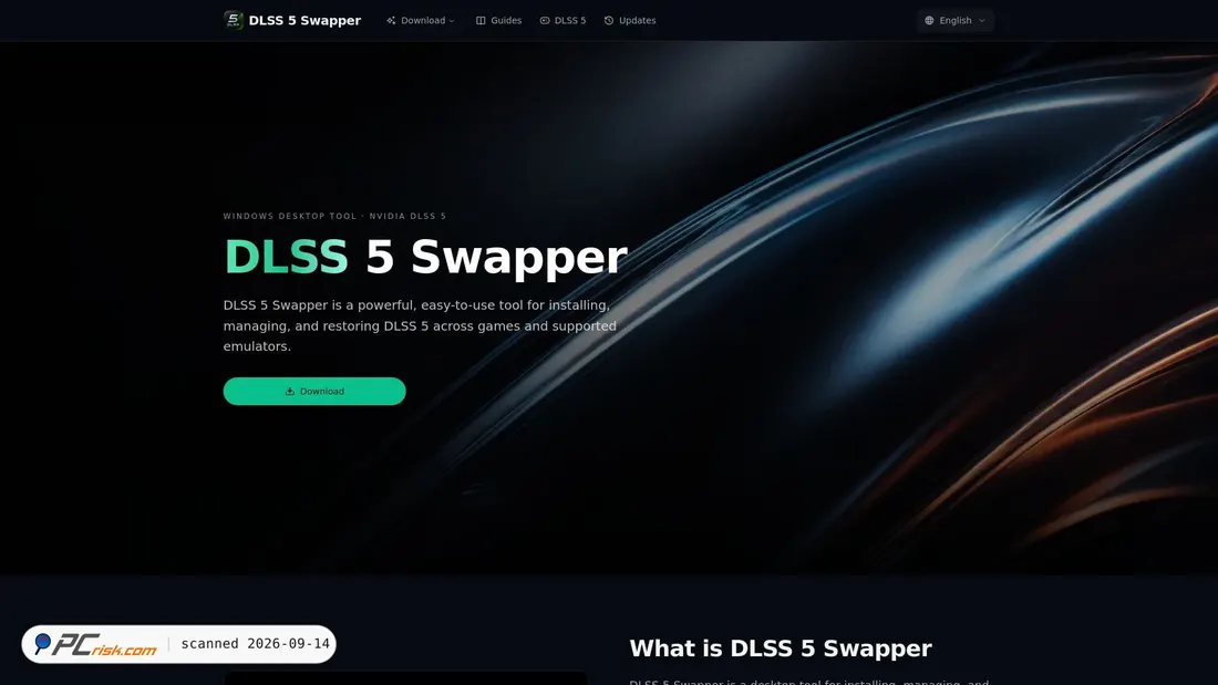 Zrzut ekranu dlss5swapper.org