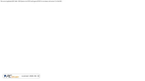 dns.quad9.net screenshot