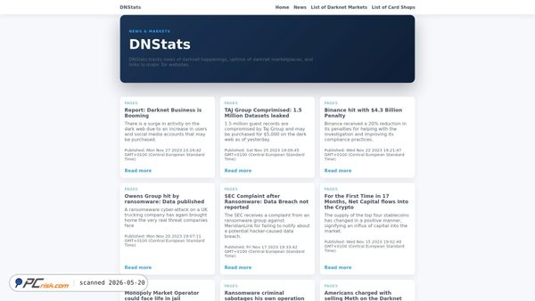 dnstats.net screenshot