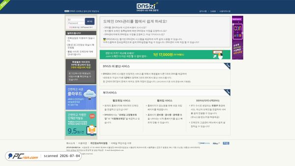 dnszi.com screenshot