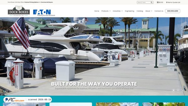 dockboxes.com Screenshot