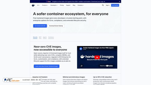 docker.com screenshot