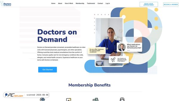 doctorsondemand.co.uk screenshot