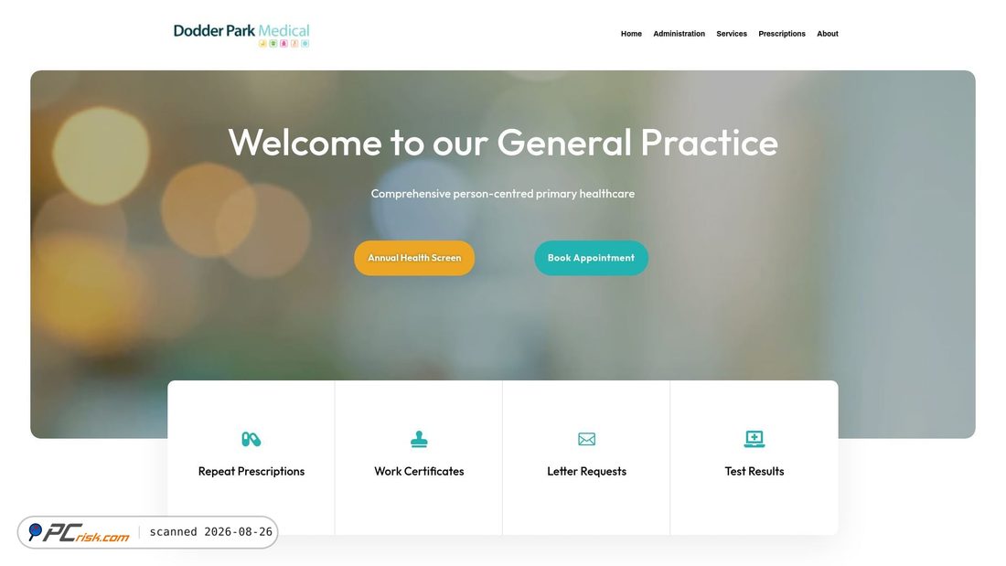 Screenshot di dodderparkmedical.ie