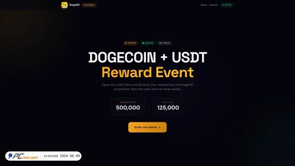 dogesrewards.xyz screenshot