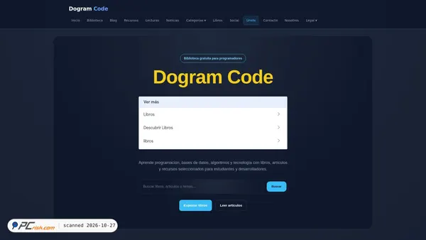 Capture d’écran de dogramcode.com