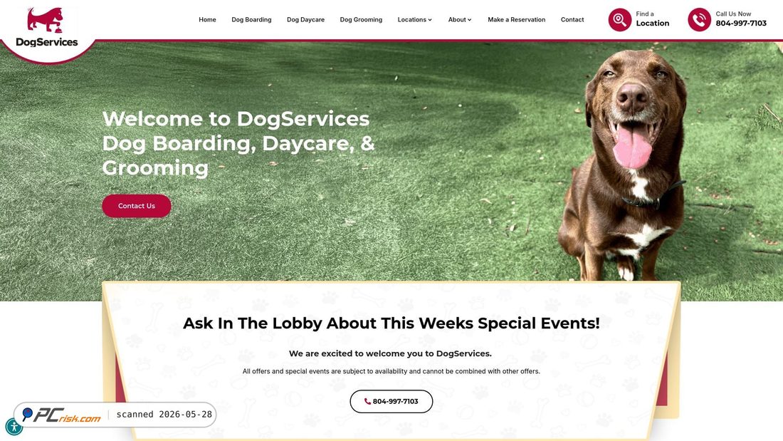 Screenshot of dogservicesrva.com