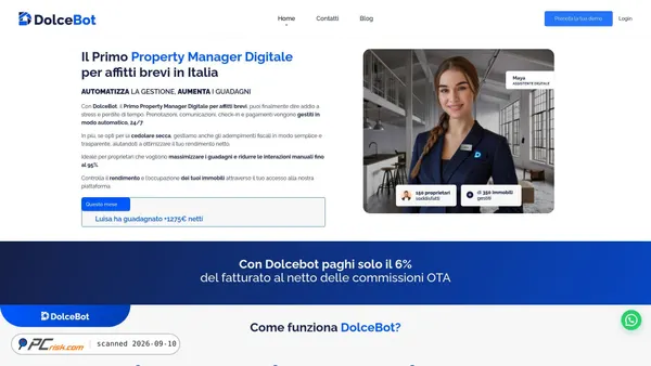 dolcebot.com Screenshot