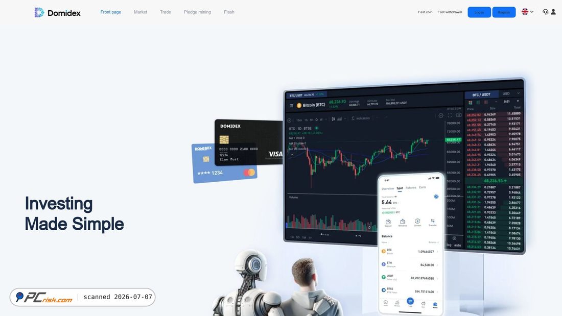 Screenshot of domidex.xyz