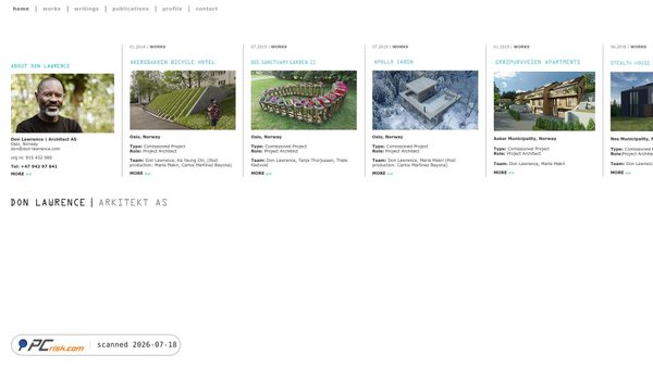 don-lawrence.com screenshot