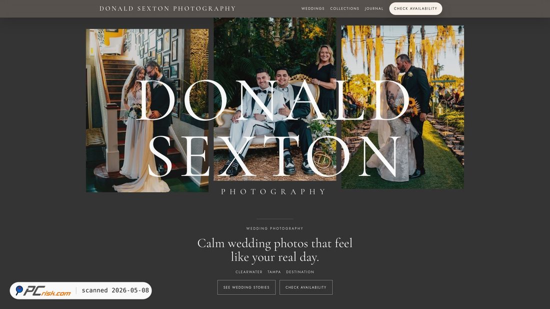 Screenshot di donaldsextonphotography.com