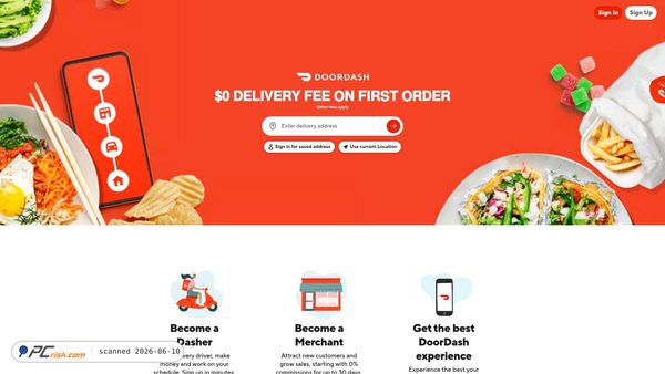 doordash.com screenshot