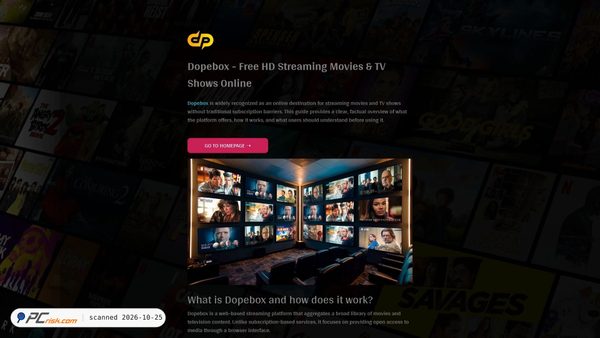 dopebox.info screenshot