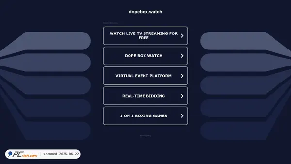 dopebox.watch screenshot