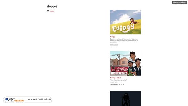 Captura de doppie.itch.io