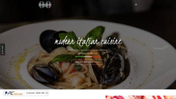 doppiozerobeaconsfield.com.au screenshot