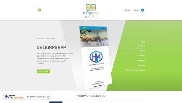 dorpsapp.com screenshot