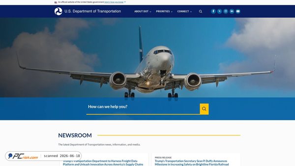 dot.gov screenshot