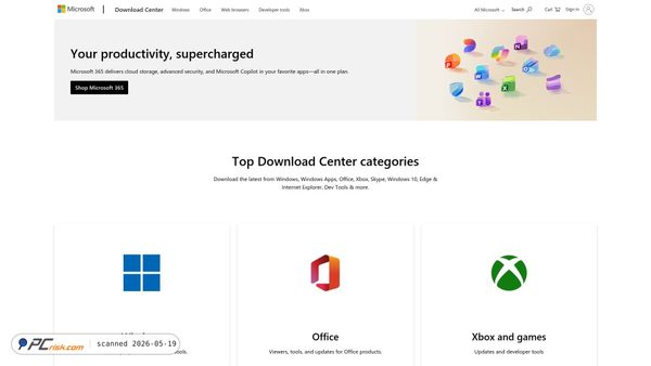 download.microsoft.com screenshot