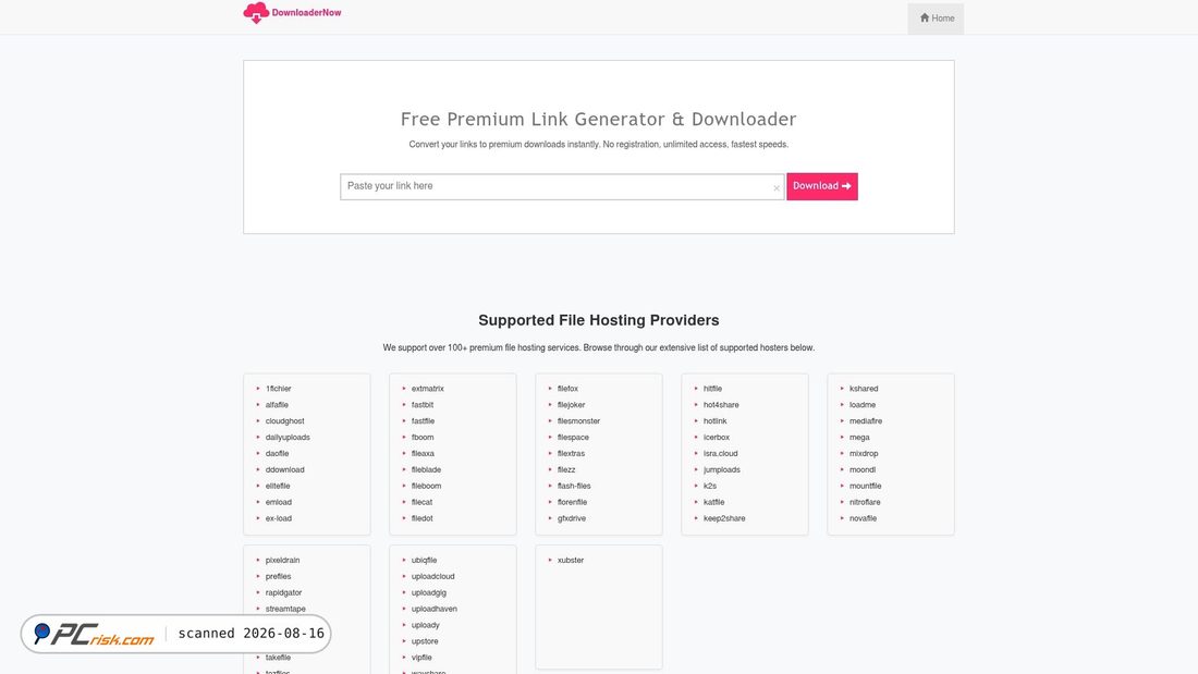 Screenshot di downloader.now