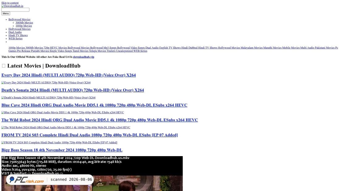 Screenshot of downloadhub.vip