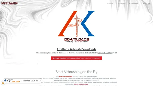 downloads.artekaos.com screenshot